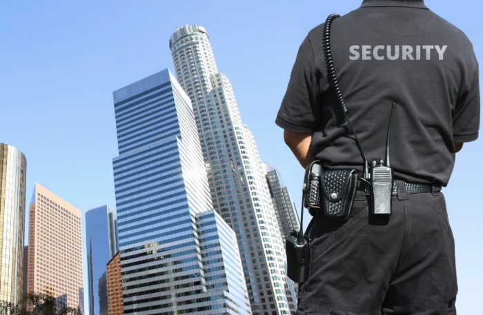 Loss prevention officer in a retail store